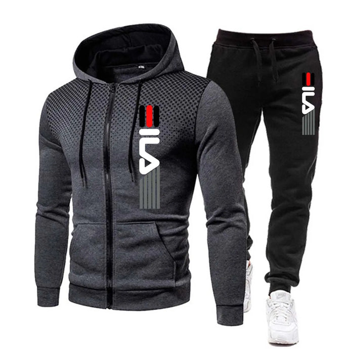 Survêtement Tendance en Coton Mixte pour Hommes - Hoodie et Jogger - Schieldi🛡️